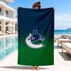 Hockey Team Vancouver-Canucks Beach Towel, Super Soft Microfiber, Perfect Gift for Her/Him, Birthday, for Pool, Beach, Travel, Decor Beach Party