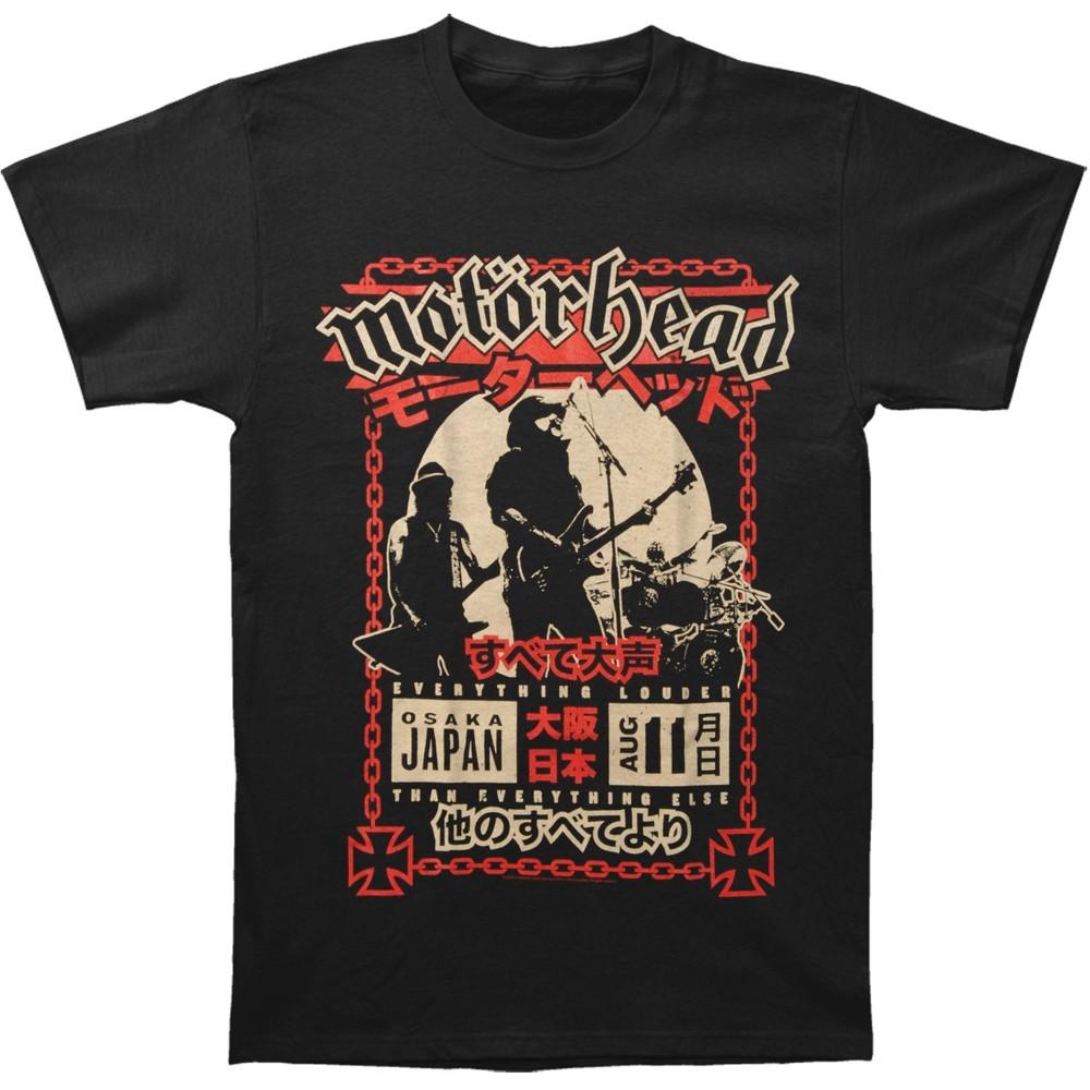Футболка Motorhead Loud In Osaka Средняя Черная Унисекс