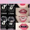 Realistic Halloween Vampire Fangs Teeth Kit With Solid Adhesive And Customizable Sizes