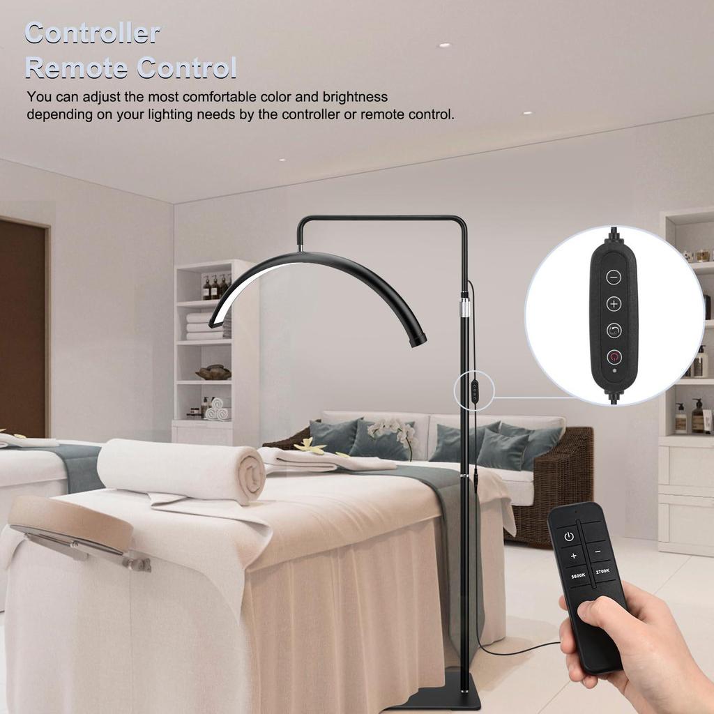 Многоугловая beauty-напольная лампа для салона: Освещение для ресниц, маникюра, тату, бровей и лица