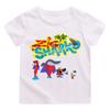 Zig and Sharko Anime Print Tshirt Cosplay Superman Funny Tee-shirt Children's Favorite Cartoon Tees Cute Boys Girls Y2K Clothes