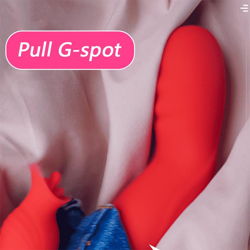 Вибратор для точки G для женщин, фаллоимитатор с подогревом и стимуляцией клитора, массаж влагалища, секс-игрушка для пары