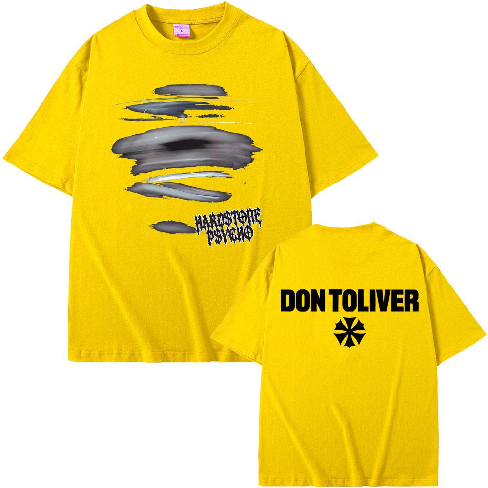 Best Famous Rapper Don Toliver Hardstone Psycho Album Vintage Graphic T Shirt Unisex Hip Hop Oversized T-shirt Unisex's Fashion Tshirt