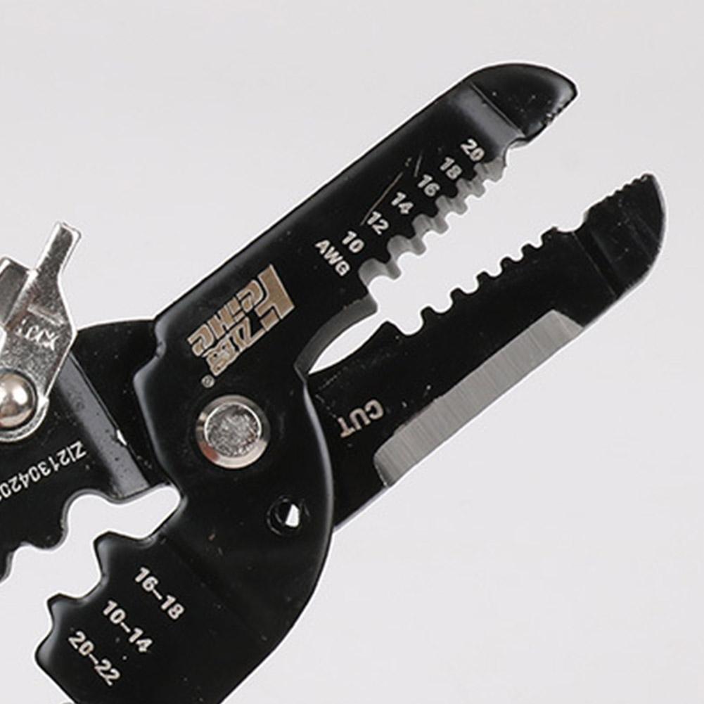 5-в-1 Стриппер для снятия изоляции, клещи для удаления окалины, мультитул, стриппер для проволоки, стриппер для электрического кабеля, кусачки, многофункциональный инструмент для ремонта проводов