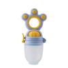 Baby Fruit Rotate Bite Feeder Pacifier Tasteless Silicone Cute Shape Push Feeder for Vegetables