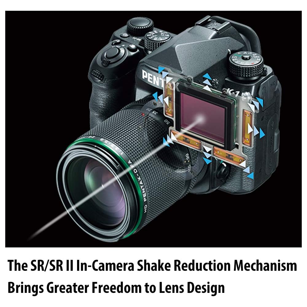 Pentax HD Pentax D FA 50mm 1.4 SDM AW Full Frame All-Weather Camera Lens, Black