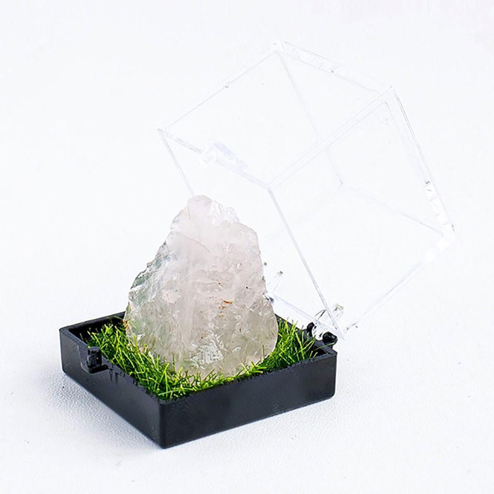 Многоцветный природный минеральный образец неправильной формы кристаллический камень образцы подарки руда коробки