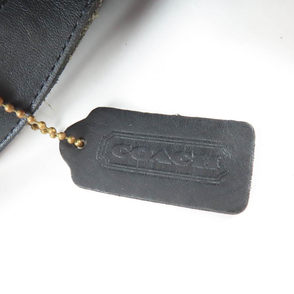 Отличный рюкзак-Daypack COACH Старый coach черный Кожаная перчатка Женский 9960 Б/у