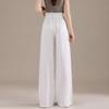 RAIN.CUN Women's Premium Linen Drawstring Wide-Leg Pants