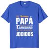 If Dad Can't Fix It We're Screwed T Shirt Retro Spanish Father Papa Gift Men Clothing Unisex Cotton Casual EU Size T-shirt