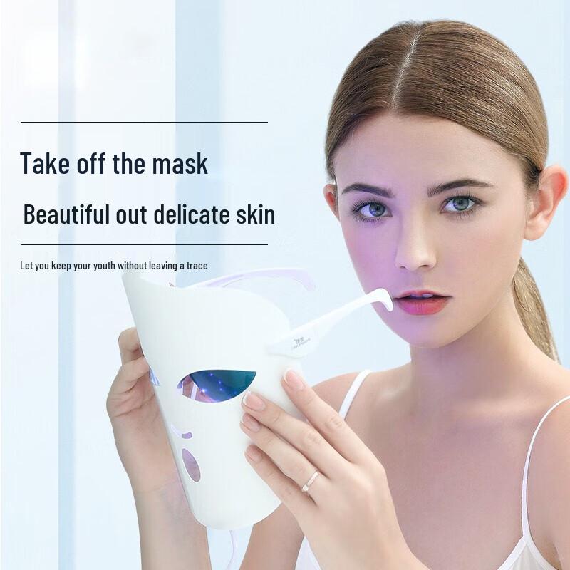 K·SKIN Светодиодная маска для лица с фототерапией, штекер CN (адаптер в комплекте)