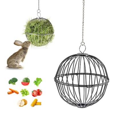 Подвесная кормушка для кур, хомяков, кроликов, мяч для лакомства, овощная гирлянда, держатель для фруктов и птицы с регулируемой высотой, цепь из нержавеющей стали, простая сборка