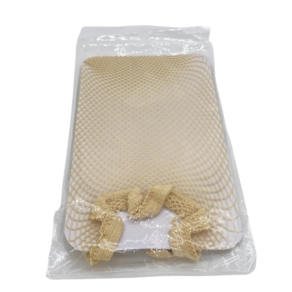 extra love 20 packs NEW Fashion Weaving Cap Stretchable Elastic Hair Net Top Open Snood Wig Cap Hairnet Hair Mesh