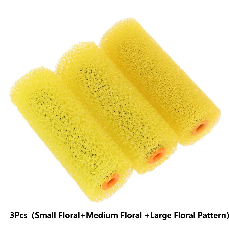Portable Sponge Paint Roller Set Soft Bristle Safe for Kids DIY Art Craft Wall Graffiti Home Decoration