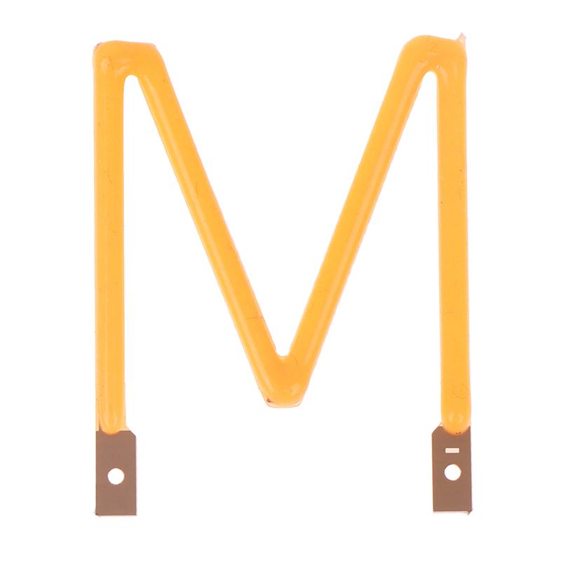 Английская буква нить накаливания COB светодиодная нить накаливания DC3V свеча Эдисона желтые диоды свет для вечеринки декоративные аксессуары DIY