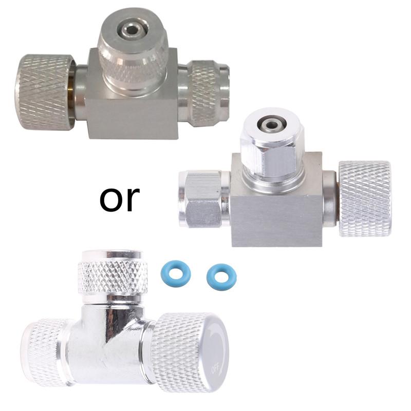 Регулятор CO2 для аквариумных растений с одной головкой/двумя головками, точный игольчатый клапан, счетчик пузырьков для аквариумных аксессуаров C42