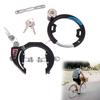 1 Set Anti Theft Alloy With 2 Keys Bike Horseshoe Lock For Mountain Bike Road Bicycle Crab Claw Lock Diy Accessories