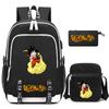 3Pcs/set Anime Dragon Ball Backpack Children Teenager Cartoon Bagpack School Bag Waterproof Student Boy Girl Schoolbag Backpack