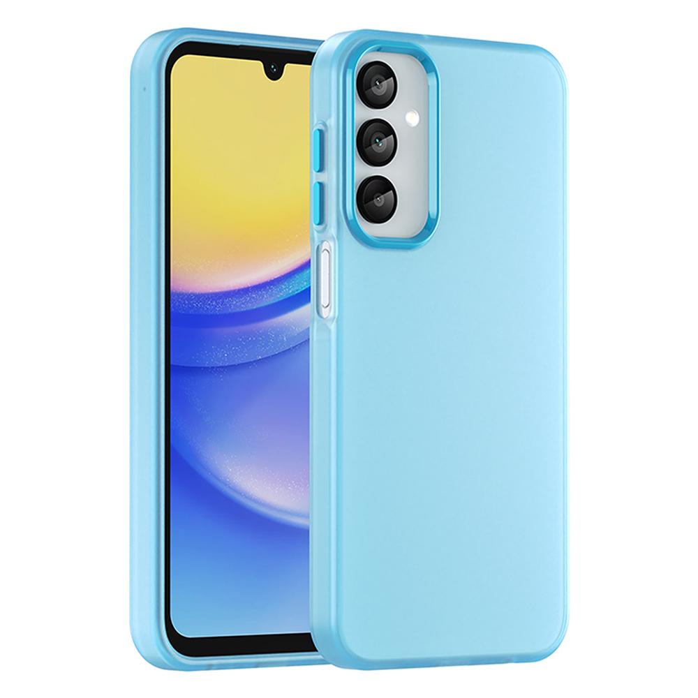 For Samsung Galaxy A15 4G/A15 5G Case TPU+PC Phone Back Cover Matte Translucent Design