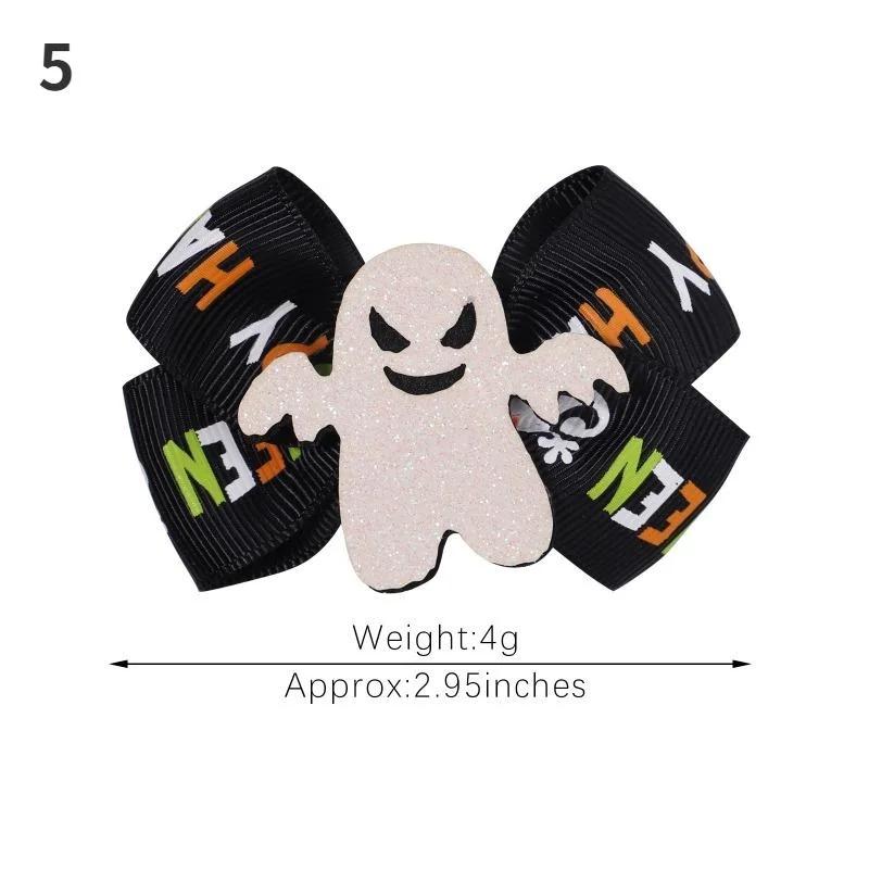 Вечеринка на Хэллоуин Забавный Заколка для волос Паук Тыква Мультяшный Черный Кот Череп Аксессуары для волос для Девочек Счастливый День Хэллоуина Наряд