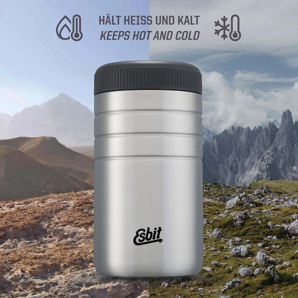 Esbit Термоизолированный кувшин для еды для кемпинга Majoris Silver 550 мл ESFJS550TLS