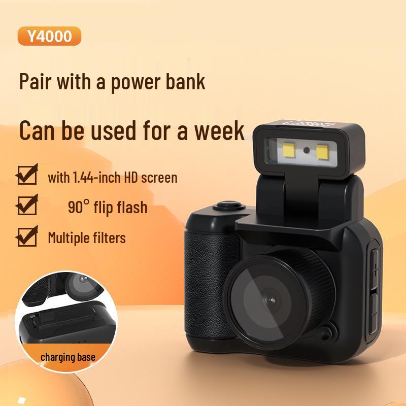 Мини-ретро-камера Y4000: Портативная камера для студентов с фильтром для фото- и видеосъемки