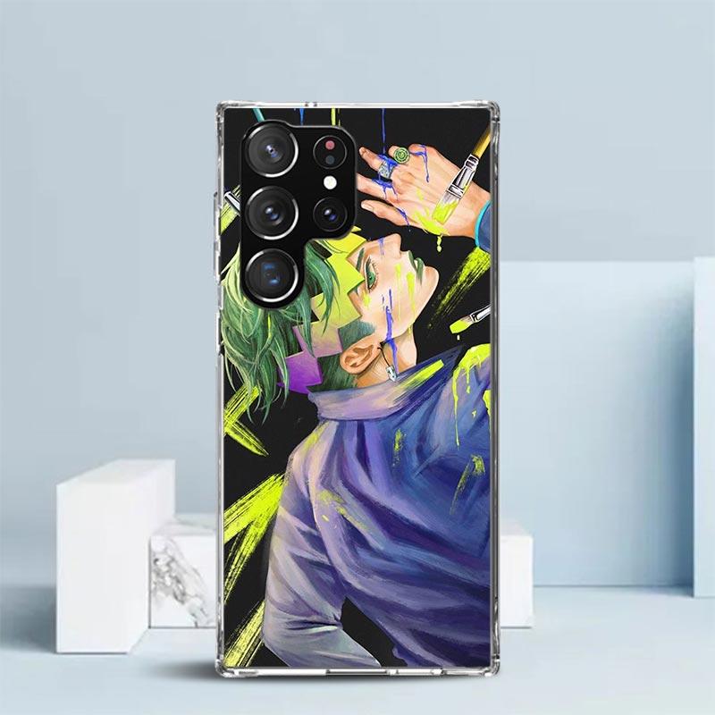 Чехол для телефона JoJo Adventure Рохан Кисибэ для Samsung Galaxy S24 S25 Edge S26 Ultra S22 S23 Plus S21 + S20 FE Мягкая задняя крышка из ТПУ