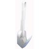 Ohe Toilet Brush, White, Approx. 37cm H x 8cm W x 9.3cm D, Includes Thrift Case, Flocked