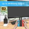 Универсальная быстрая зарядная станция 65 Вт для Switch, Pad с портом 4K HDTV и портативным дизайном
