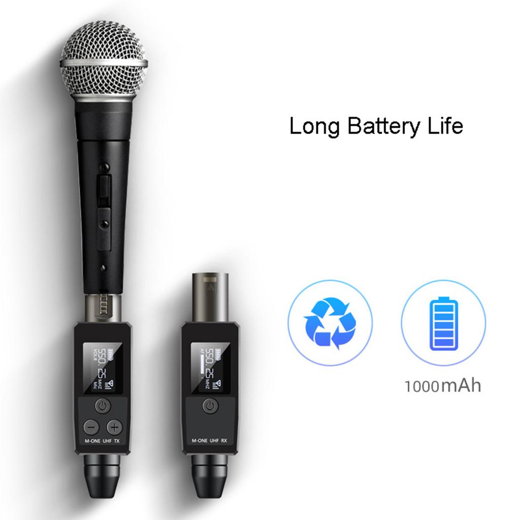 1 пара подключаемых микрофонов, беспроводная система, UHF-передатчик и адаптер-приемник, конвертер для аудиомикшера, DSLR-камеры