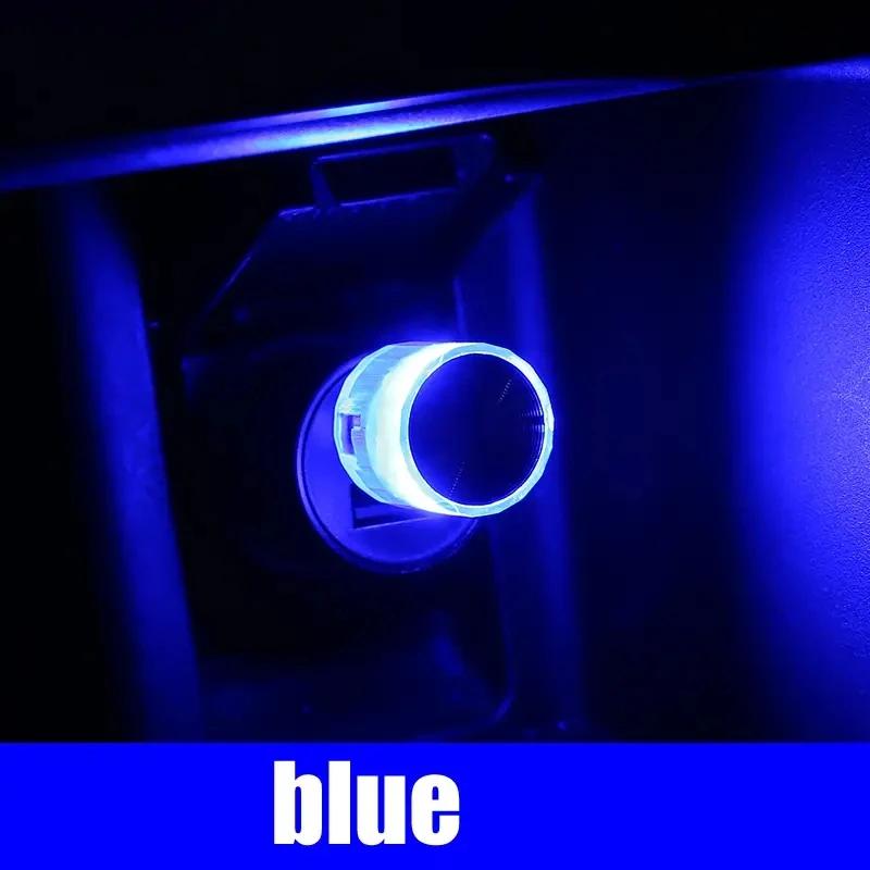 1pcs Car Mini USB Lights LED Decorative Lights, Atmosphere Lights Car PC Computer Portable Lights, Plug And Play Without Battery