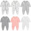 Pure Cotton Newborn Baby Pajamas & Rompers – Seasonal Jumpsuit Collection