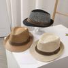 Summer Straw Sun Hat Breathable Woven Material UV Protection Hat