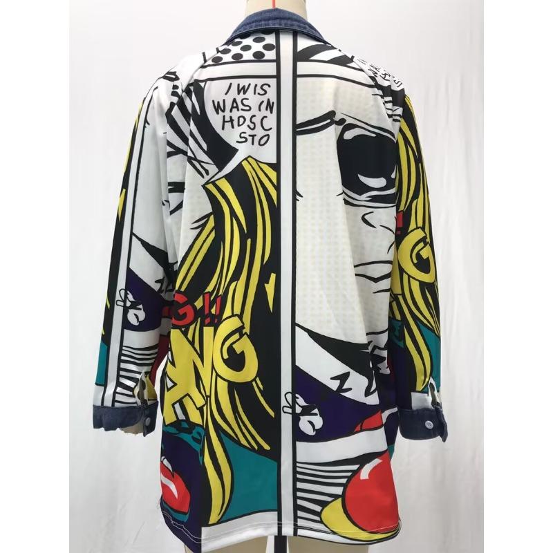 Summer Women's Patchwork Loose Casual Denim Jacket