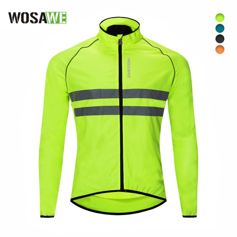 Unisex Cycling Windbreaker Jacket Road Bike Riding Outdoor Sports Breathable Apparel