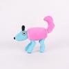 Wobbledog плюшевая качающаяся собака стоячая позиция розовая синяя собака игровая периферийная плюшевая кукла