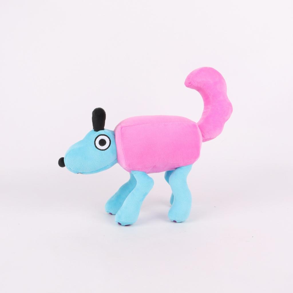 Wobbledog плюшевая качающаяся собака стоячая позиция розовая синяя собака игровая периферийная плюшевая кукла