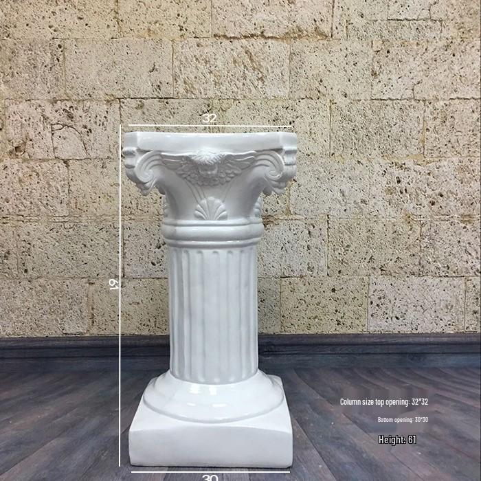 Свадебная золотая римская колонна подставка для цветов – Европейская полосатая трофейная стекловолоконная декорация