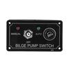 12V DC LED Indicator Bilge Pump Switch Panel Manual   Off   Auto for Boat Marine