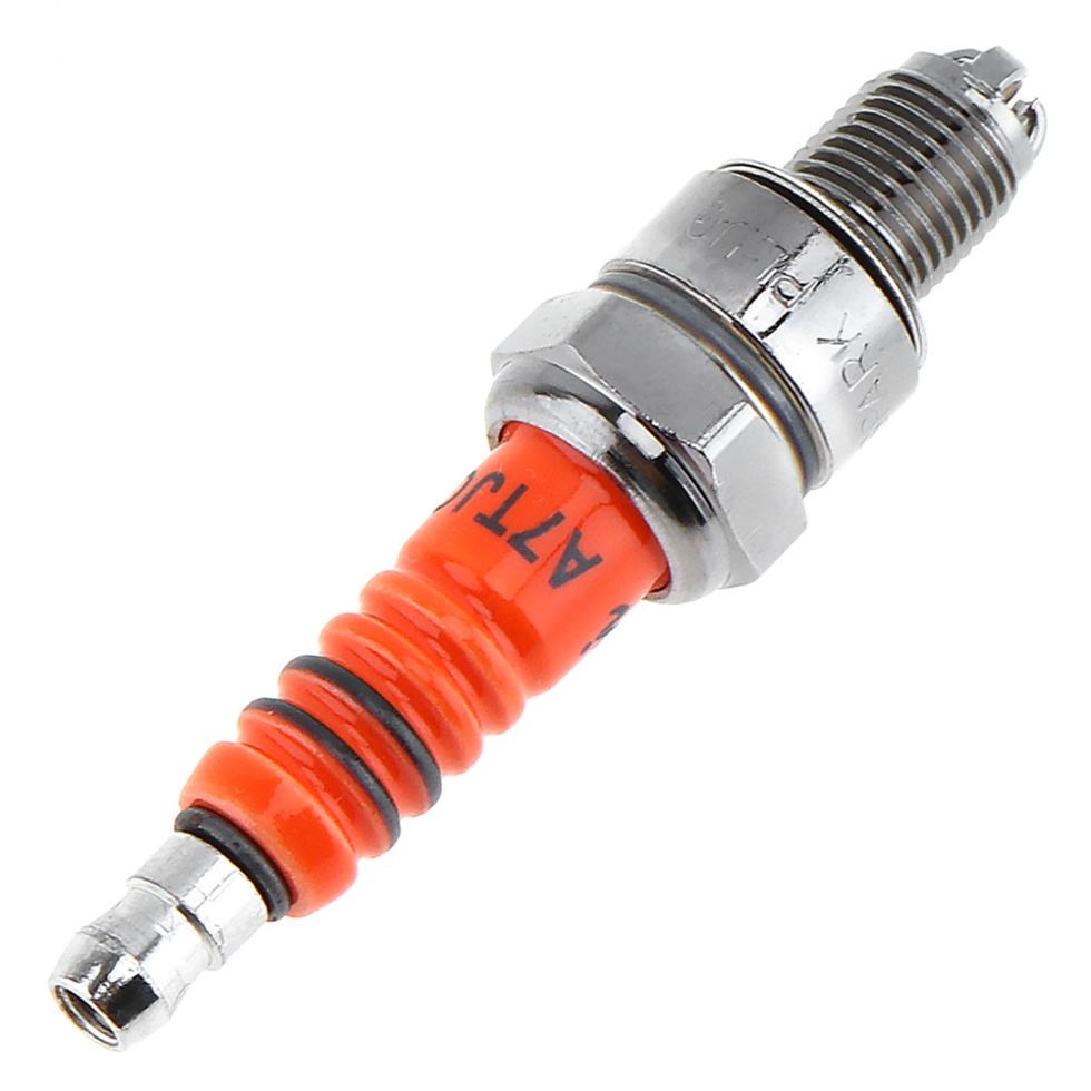 69 мм модифицированная свеча зажигания A7TJC, три сопла, подходят для мотоцикла 110CC/лучевого автомобиля GY6/125CC