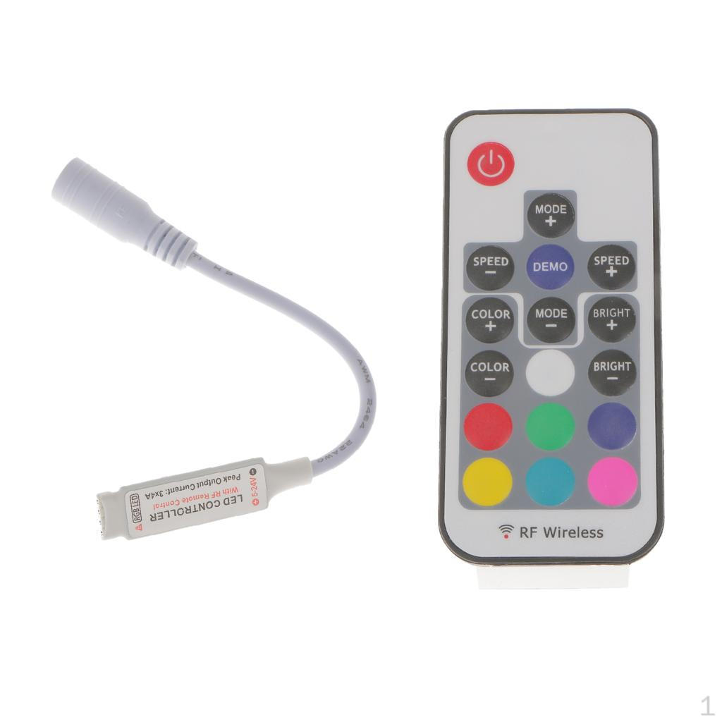 Светодиодные ленты RGB Пульт дистанционного управления Диммер, для DIY DC5V-24V, 1/Кнопка