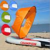 46 Inch Kayak Wind Sail Folding Kayak Downwind Paddle Board Clear Window Sail Inflatable Canoe Boat Sail SUP Surfboard Accessory