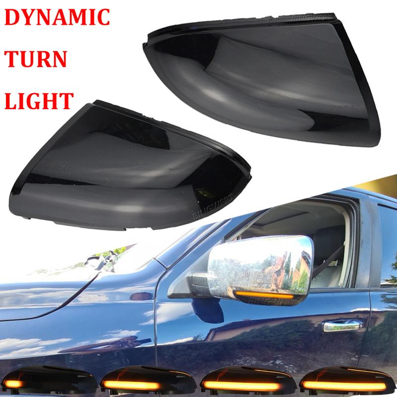 (Left+Right) LED Side Rearview Mirror Dynamic Indicator Blinker Light Turn Signal Light For Dodge Ram 1500 2500 3500 2010-2013