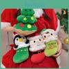 Дед Мороз Рождественский Пингвин Эльф Дерево Плюшевая Игрушка Мультяшные Мягкие Куклы 25см