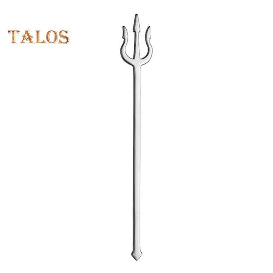 Вилка для торта, легко чистящаяся, многоцветная, прочная, металлическая вилка для фруктов из нержавеющей стали, товары для дома