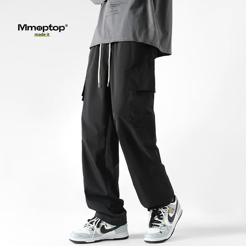 MMOPTOP Men's K1107 Summer Straight Leg Cargo Pants