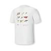 Fila Футболки Мужские Белые С Круглым Вырезом Умеренный Прямой Крой A11M427109FWT
