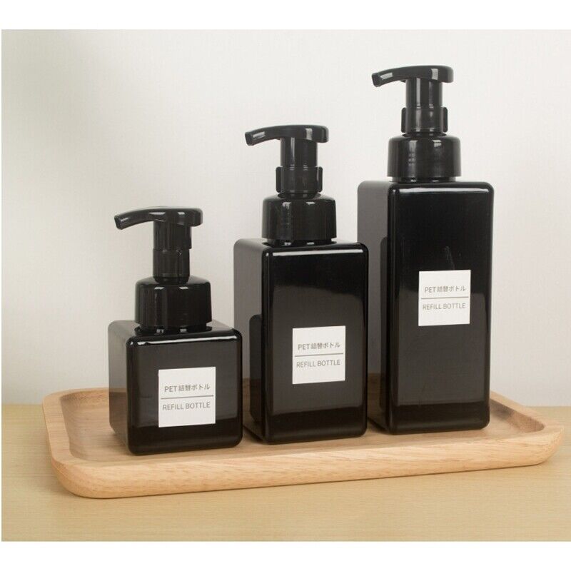 1 шт. PETG пластиковый дозатор для пенящегося мыла, лосьон, бутылка с насосом для шампуня 250/450/650 мл