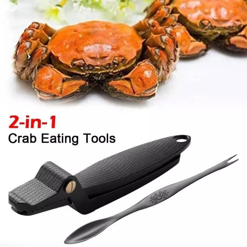 Инновационный набор многофункциональных щипцов для крабов из цинкового сплава, современные минималистичные инструменты для поедания крабов