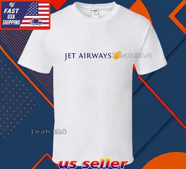 New Shirt Jet Airways Logo T-Shirt Funny American Usa Unisex Size S-5XL